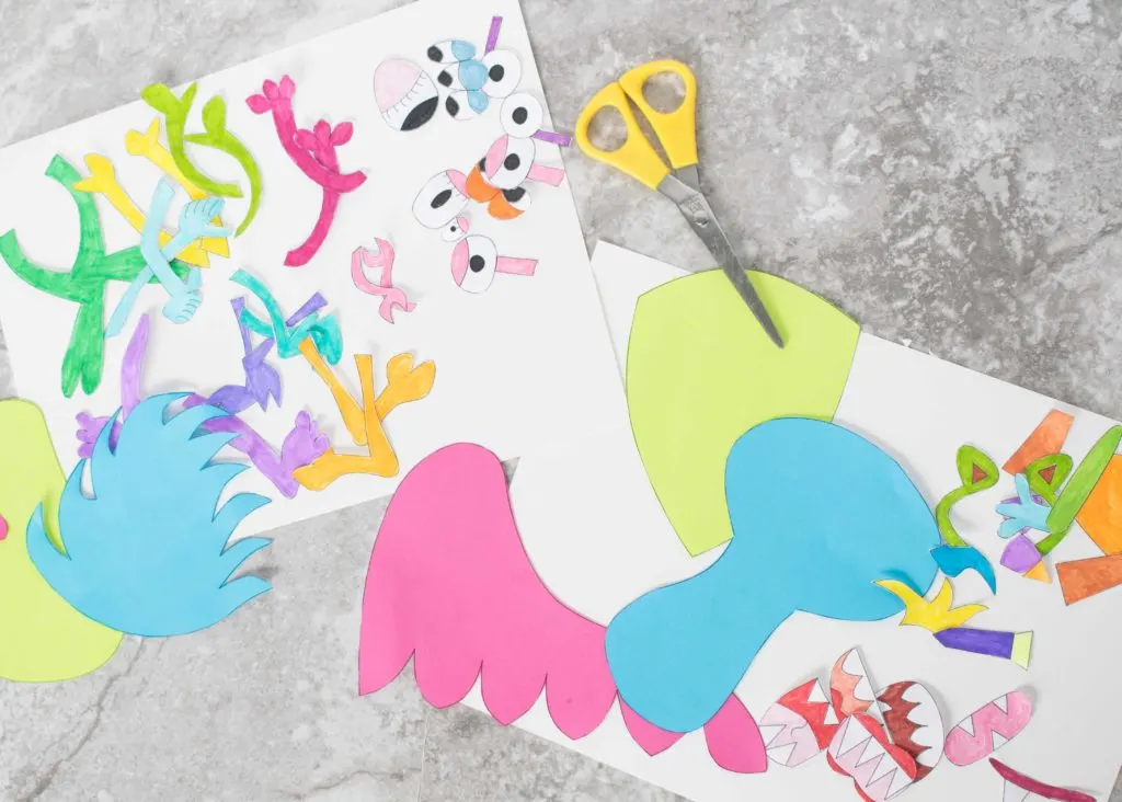 Do you have plans for today? What about spending some time with your little ones on this Adorable Matching Monsters Craft! 