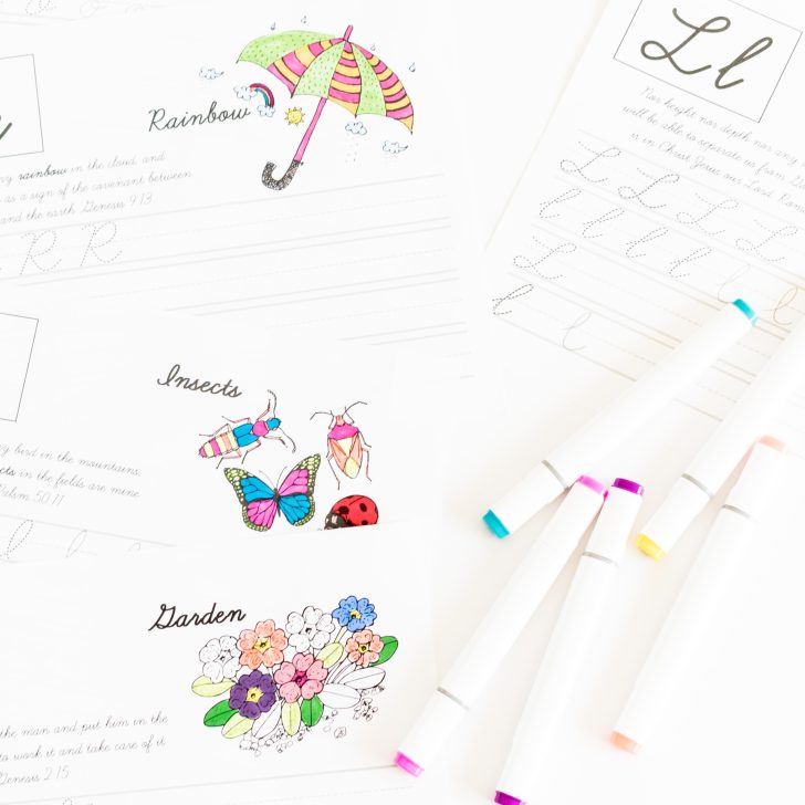 Tracing letters and learning new bible verses was never so easy for your kids! Get the Practice your Cursive ABC with Bible Verses - Free Printable! No tricks, no subscription needed.