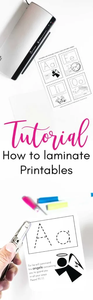 Learn How to Laminate and Make Printables more Durable with this step by step tutorial. The possibilities are endless!