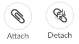 Attach and Detach Icons