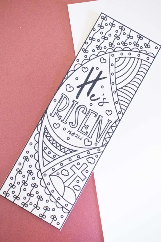 Free Printable Coloring Easter Bookmarks Also In Color Daydream Into Reality
