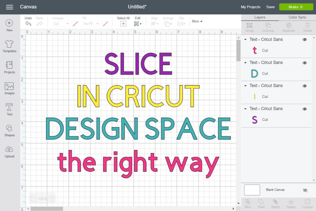 Download How To Slice Crop In Cricut Design Space Daydream Into Reality