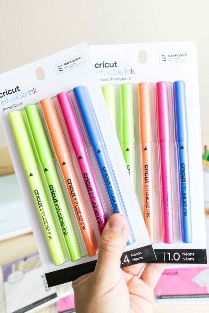 NEON Cricut Infusible Ink Pens and Markers