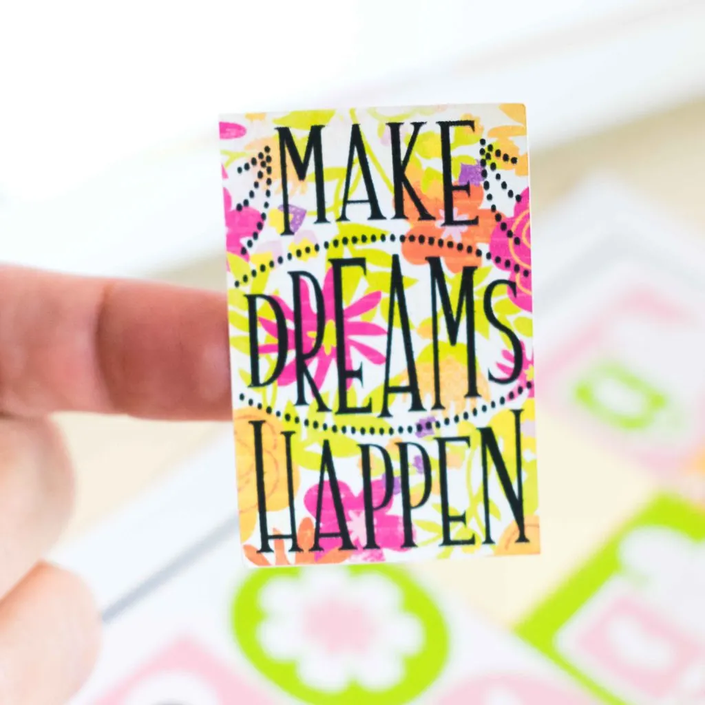 Cricut Sticker - Make dreams happen