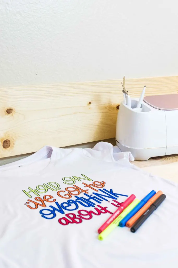 Cricut Maker by T-Shirt made with Cricut Infusible Ink Pens