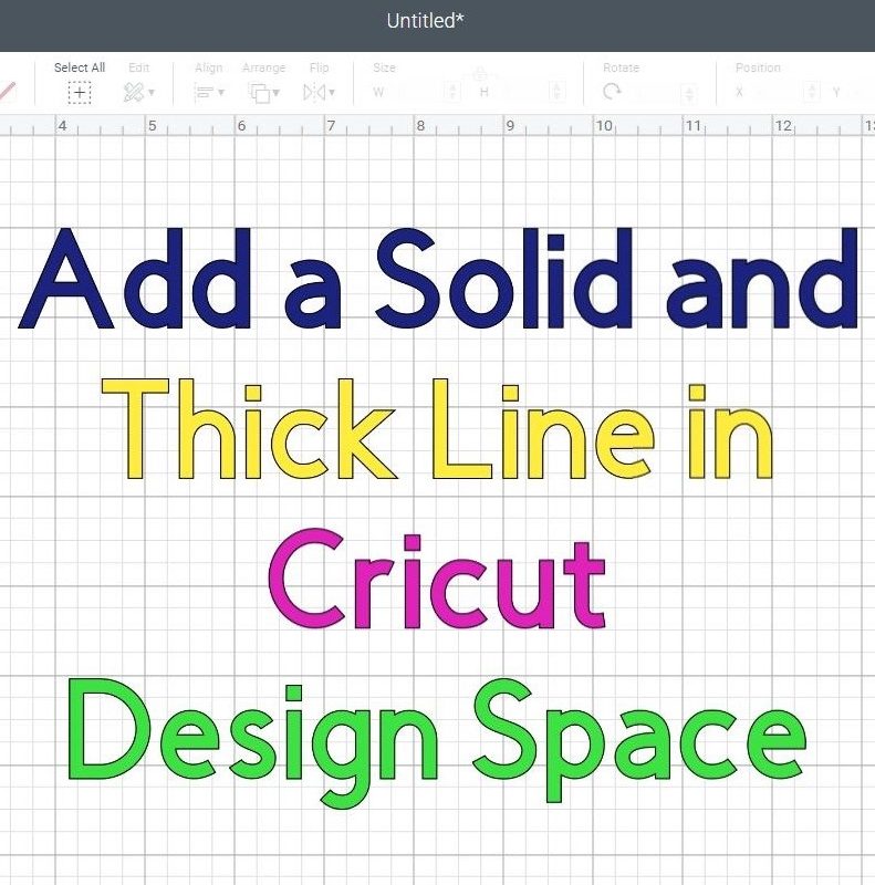 Download How To Add A Solid Line In Cricut Design Space Thin And Thick Daydream Into Reality