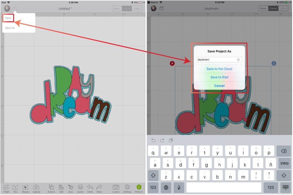 Download Save Open Edit Projects In Cricut Design Space Desktop And App Daydream Into Reality