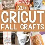 Cricut Fall Projects and Crafts with Free SVG - Pinterest Image