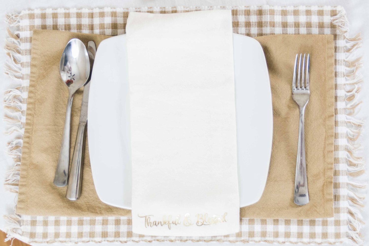 personalized table napkin.
