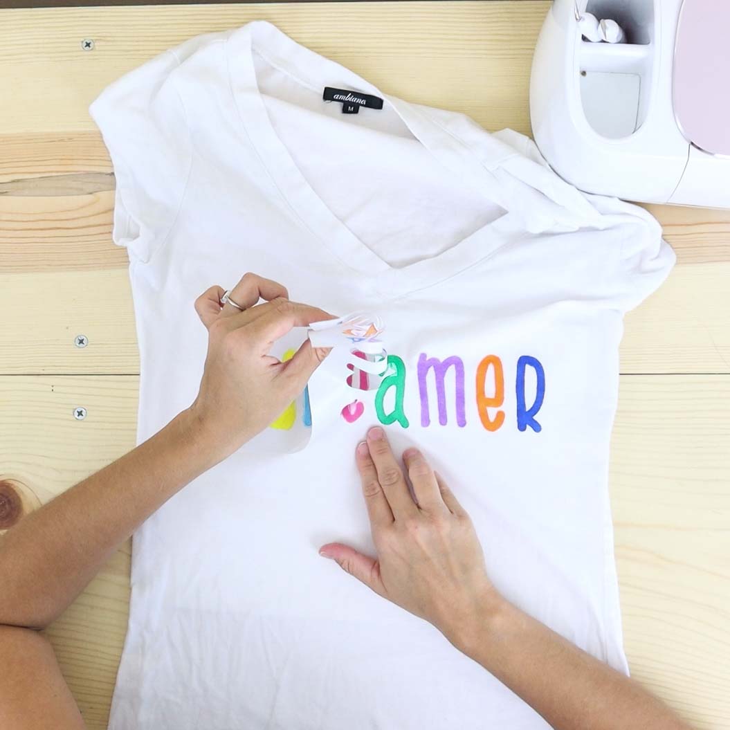 Removing freezer paper after painting a t-shirt