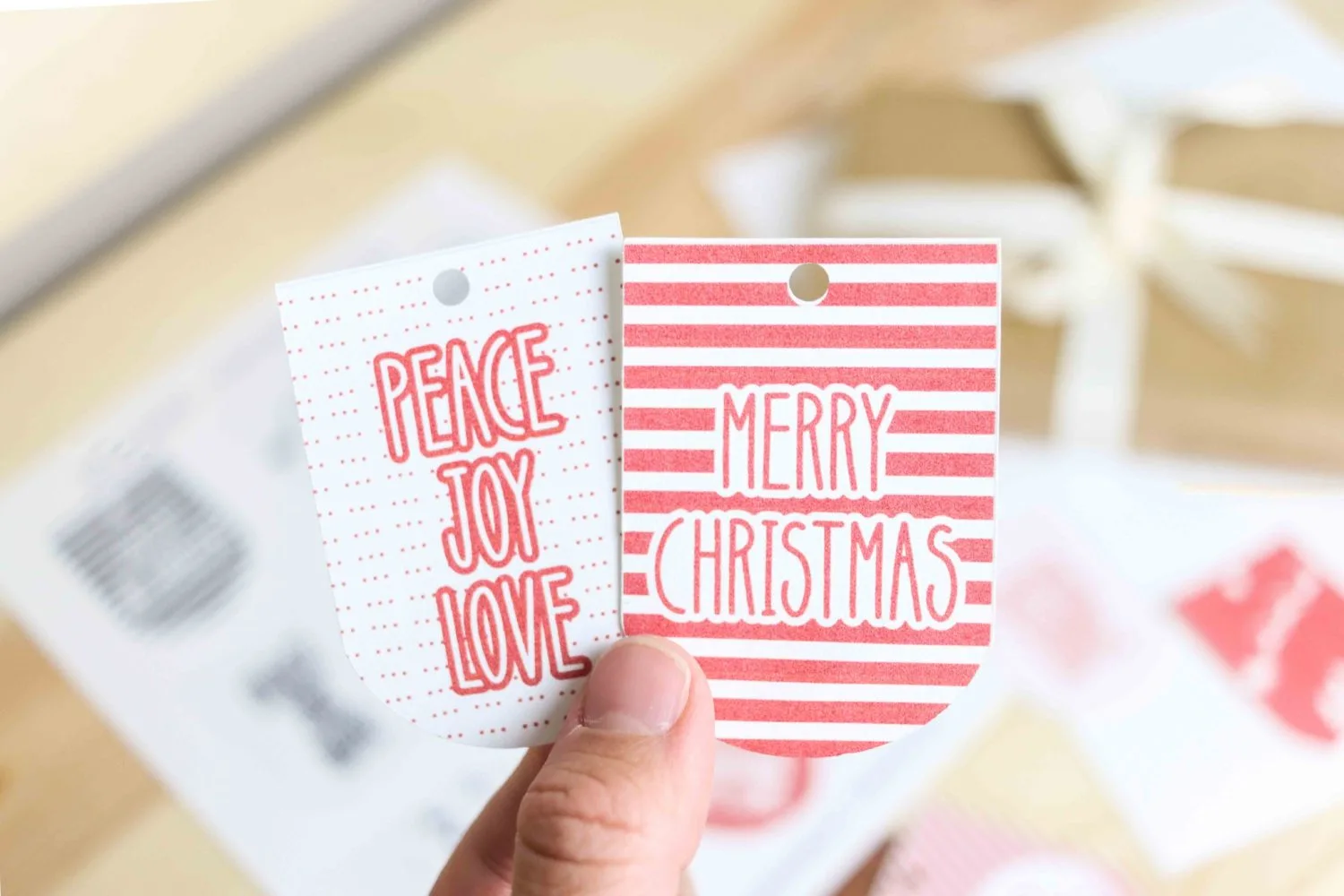Assorted Christmas Gift Tags Free Printables