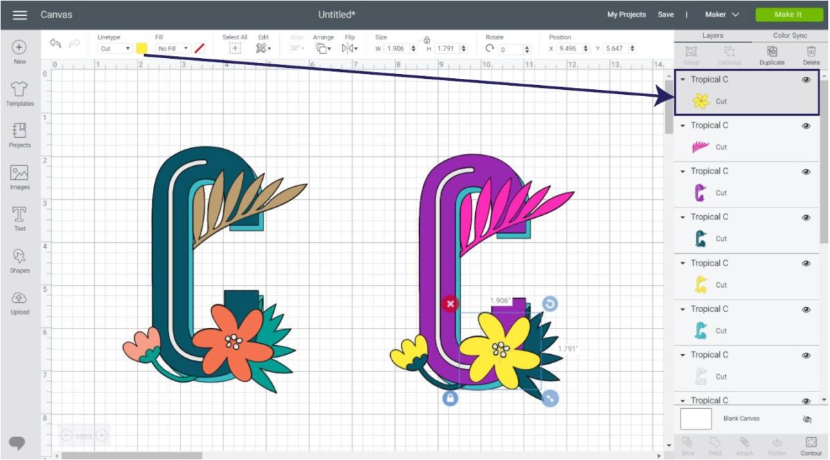 Download Complete Guide On How To Use And Change Colors In Cricut Design Space Daydream Into Reality