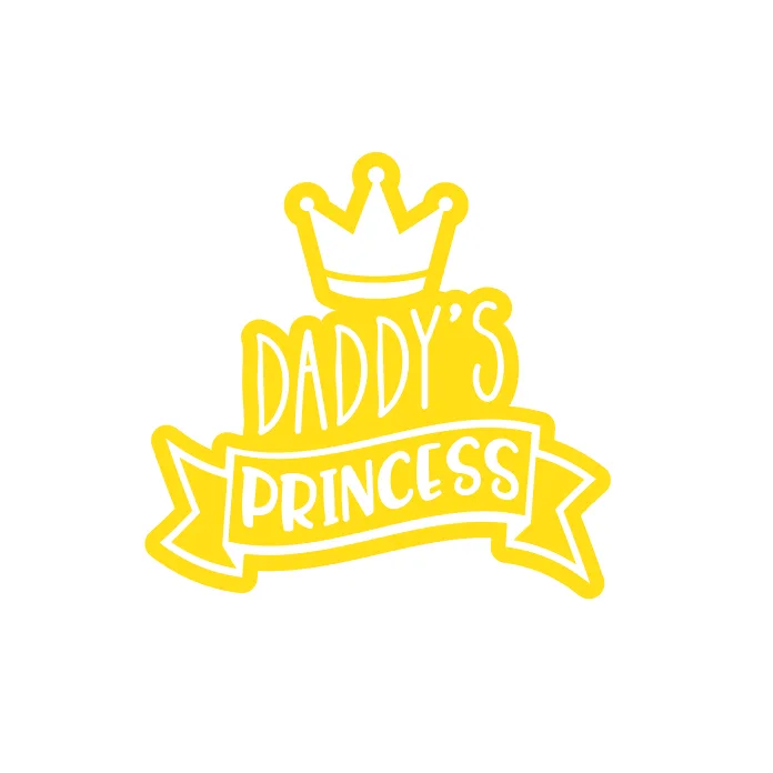 Daddy's princess free SVG 