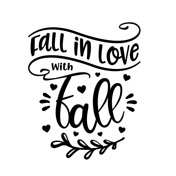 Fall in love with fall free svg