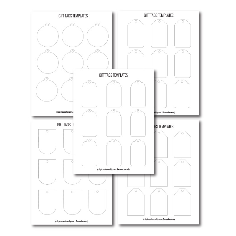 Free Gift tags templates for any occasion