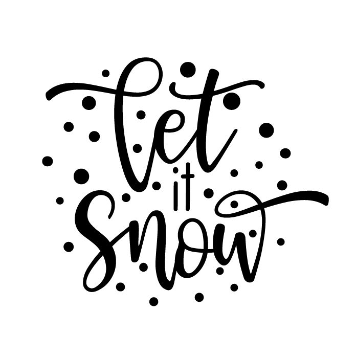 Let it snow Free SVG