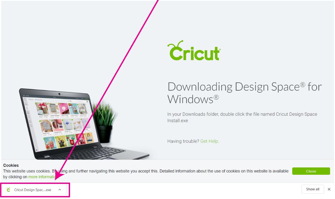 how do i install cricut design space on windows 10