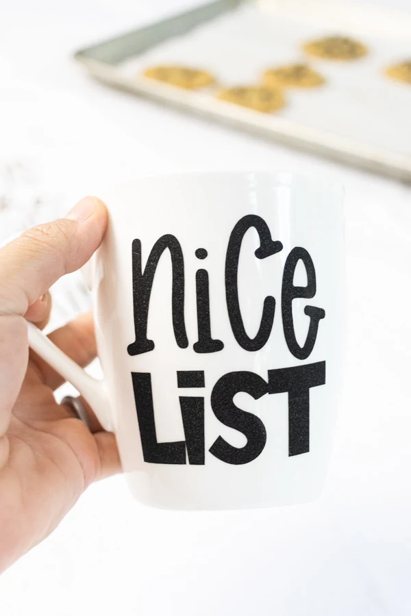 Nice list Christmas mug