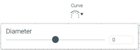 "Curve" icon in Cricut Design Space