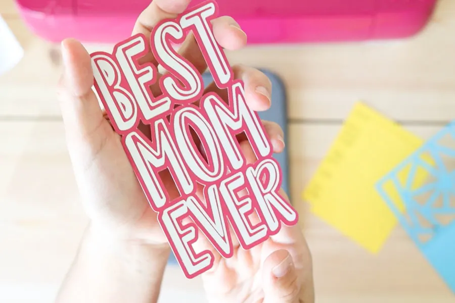 best mom ever iron-on and paper design
