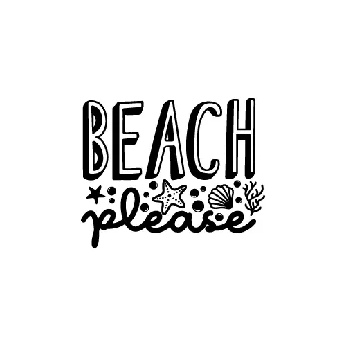 Beach Please FREE SVG