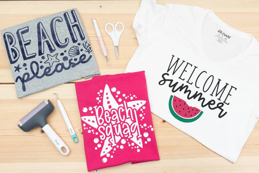 Summer T-Shirts with your Cricut, Ideas & Free SVG Files