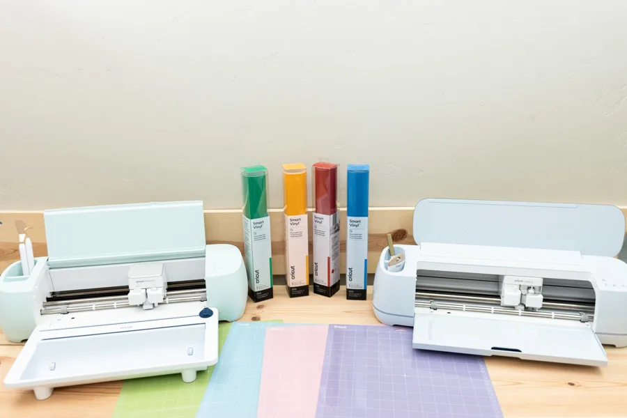 cricut maker 3 and explore 3 on the same table
