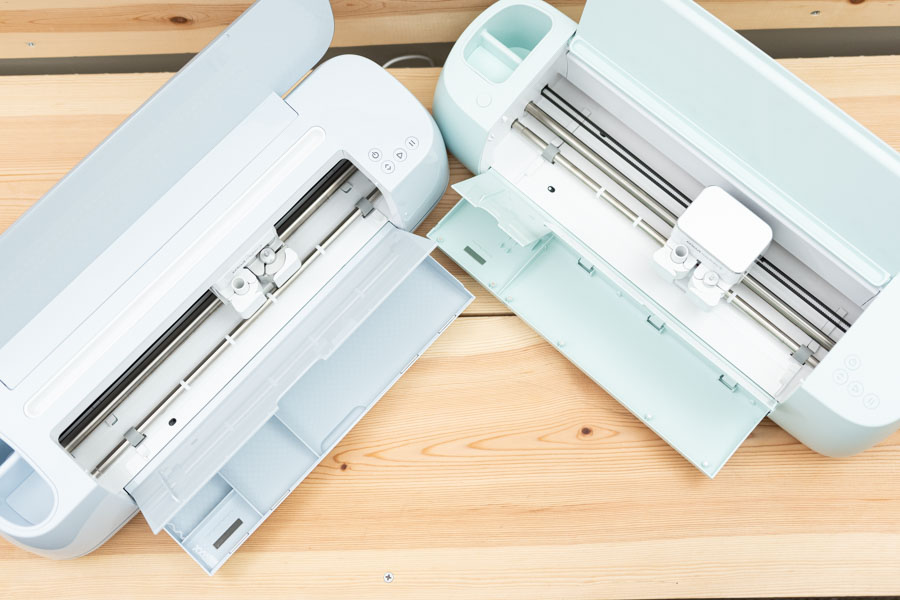 cricut maker 3 and explore 3 storage compartments from the top