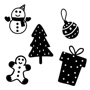 Christmas Icons Free SVG