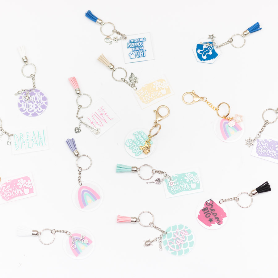 DIY Acrylic Keychains with your Cricut | Free SVG Templates – Daydream Into  Reality