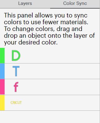 color sync panel