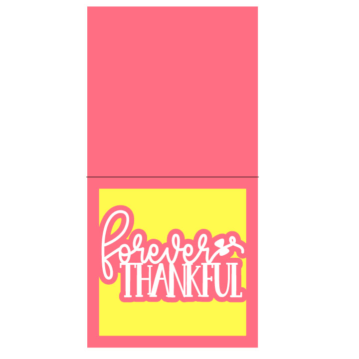 forever thankful thank you card