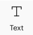 Text icon in Cricut Design Space