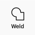 Weld icon in cricut design space app