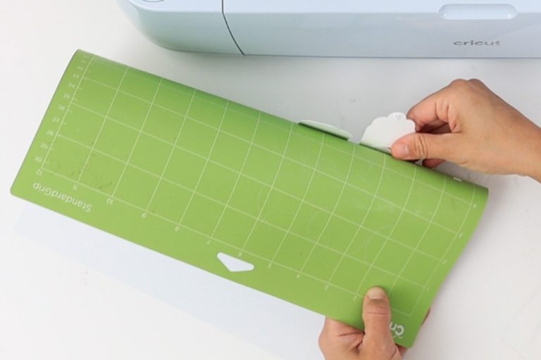 Remove your material from the cutting mat