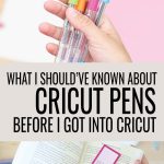 cricut pens tutorial