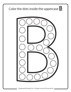 Letter B Worksheets – 55+ Free Printables – Daydream Into Reality