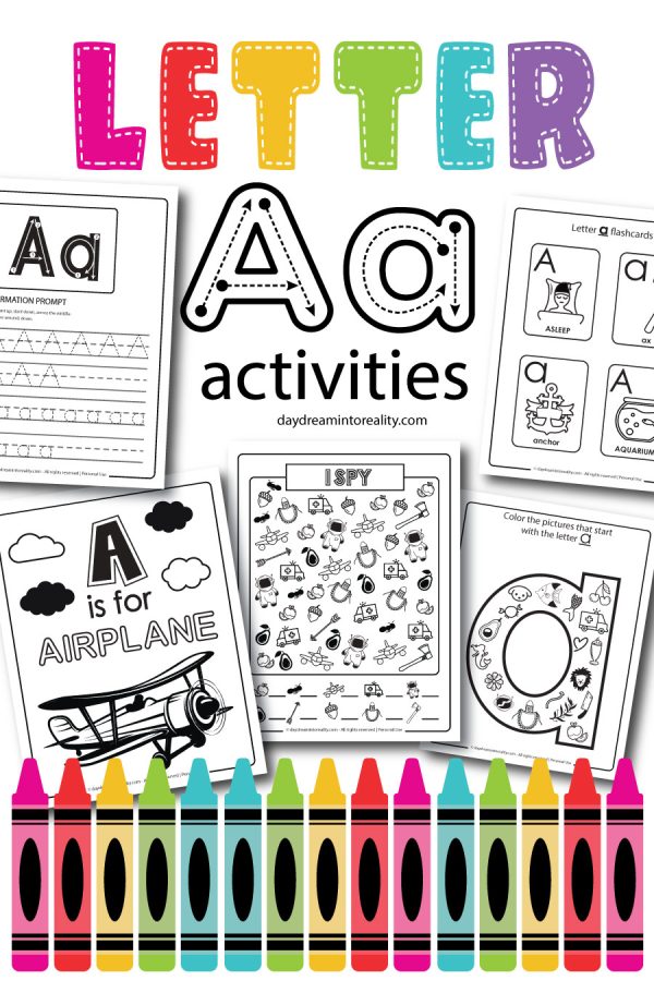 letter a activities and printables for kids.