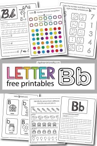 Letter B Worksheets – 55+ Free Printables – Daydream Into Reality