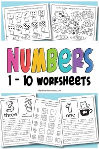 Numbers 1 to 10 Worksheets Free Printables | Tracing, Mazes, Games, and ...