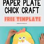 easy paper plate baby chick craft for kids