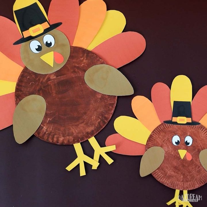 paper plate turkeys craft for kids.