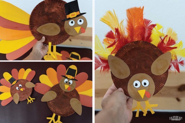 Paper Plate Turkey Craft For Kids 