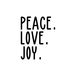 Christmas Free SVG_Peace Love Joy