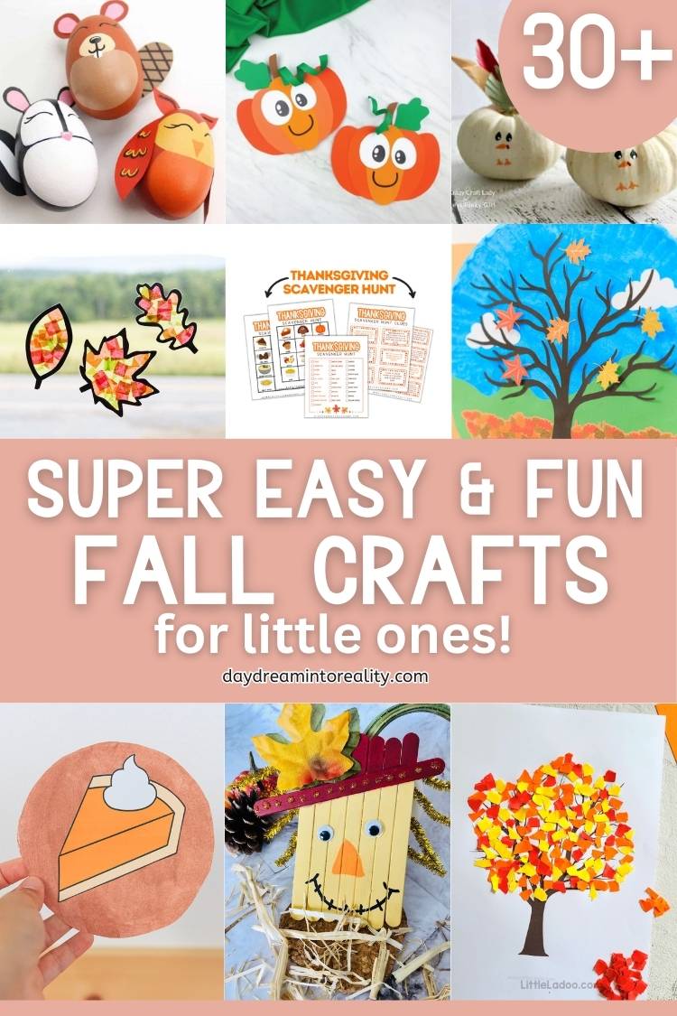 Dive into 30+ easy DIY fall crafts and activities for kids! From preschoolers to kindergarteners, these projects foster creativity while teaching about the colors and changes of autumn. Free printables are included for each craft, ensuring a smooth and fun crafting experience. Perfect for creating seasonal decorations or enjoying a cozy day indoors during the cooler months.