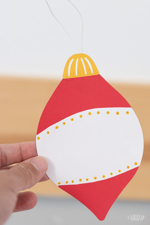 another Paper Christmas Ornament idea