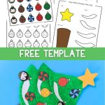 Pinterest Image for Paper Plate Christmas Tree Craft