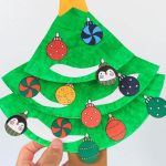 Pinterest Image for Paper Plate Christmas Tree Craft