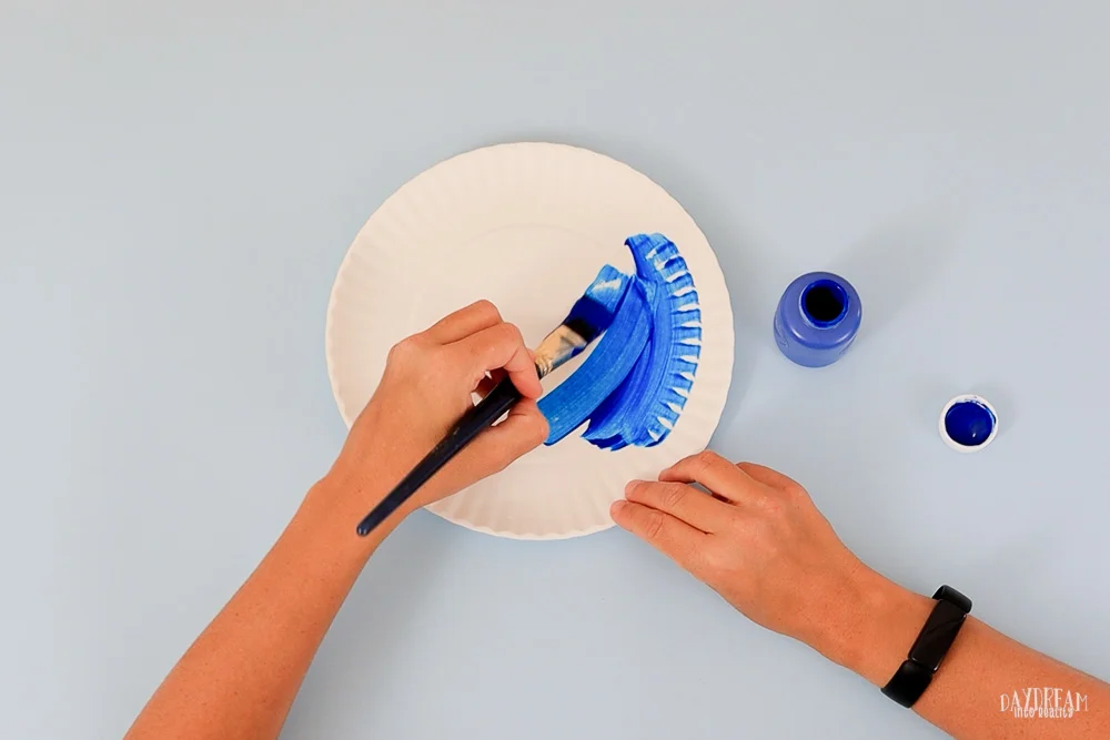 Paint paper plate