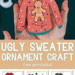 Ugly Sweater Craft For Kids - Pinterest Image